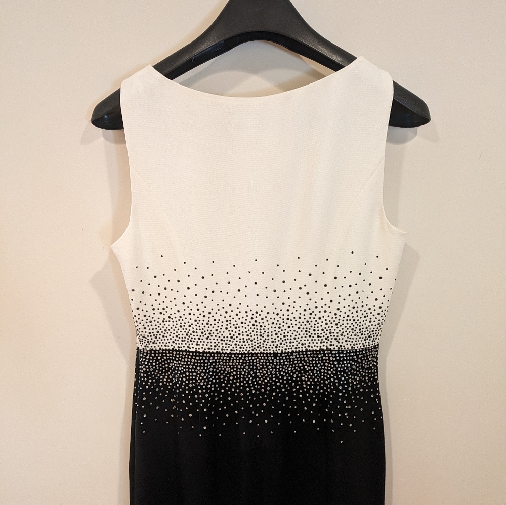 Black & White Calvin Klein Size 8 Dress